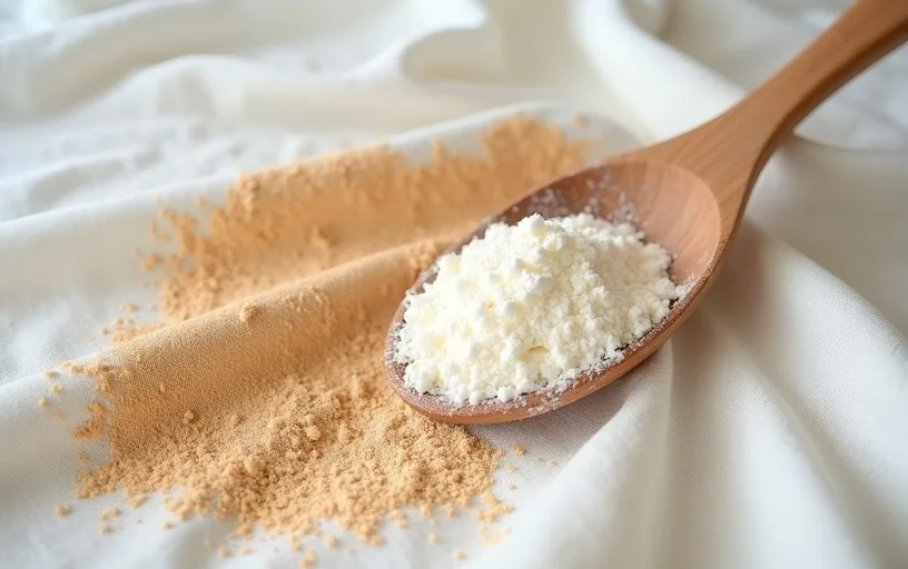 D&eacute;tachage naturel tissu tache graisse bicarbonate nettoyage &eacute;cologique textile