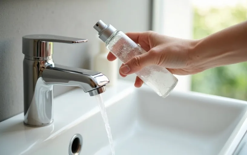 D&eacute;tartrant naturel maison vinaigre robinet calcaire nettoyage &eacute;cologique efficace