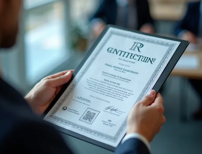 Certification d&eacute;sinfection compl&egrave;te