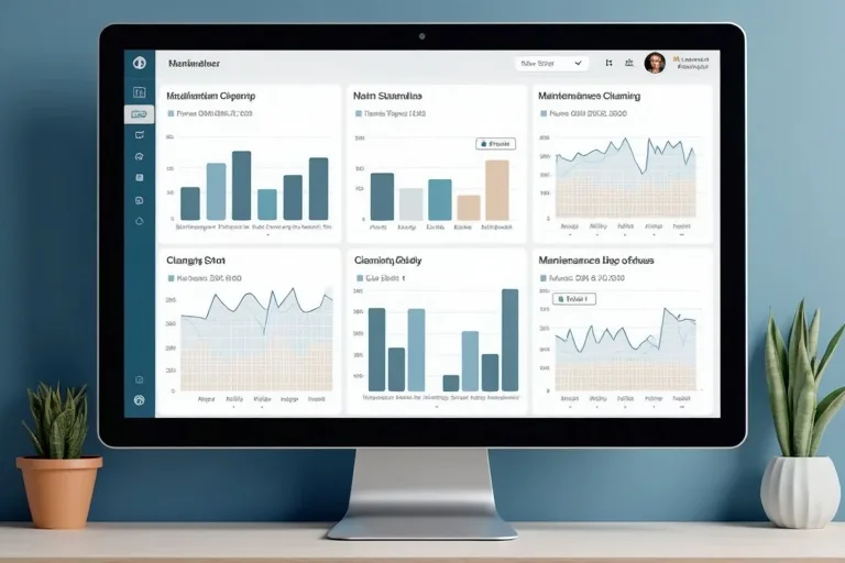 Dashboard interactif gestion nettoyage copropri&eacute;t&eacute; en temps r&eacute;el