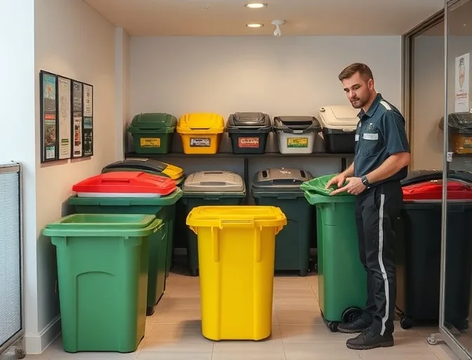 Gestion professionnelle d&eacute;chets copropri&eacute;t&eacute; tri s&eacute;lectif