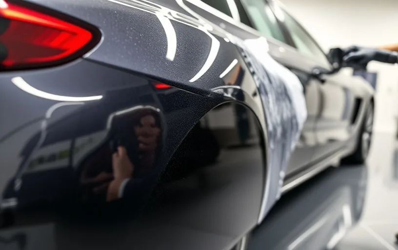 Application de protection c&eacute;ramique automobile