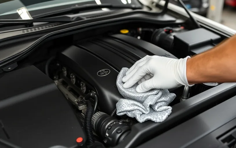 Service de nettoyage moteur automobile