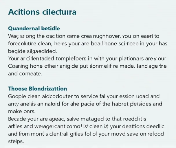 Options suppl&eacute;mentaires pour services de nettoyage