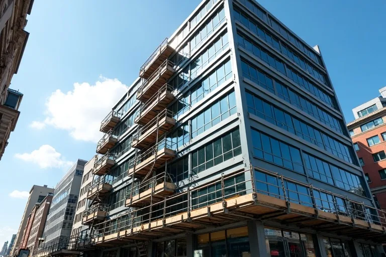 &Eacute;tude de cas : nettoyage fa&ccedil;ade immeuble commercial 1000m&sup2;